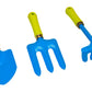 G & F Products 10051 Justforkids Kids Water Pail With Garden Tools Set, Blue,4 Pieces