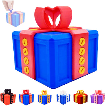 Annoying Gift Box With Screws - Large Prank Screw Box, 3D Printed, Hilarious Money Card Container