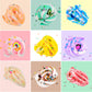 Cloud Slime Kit, 9 Pack Slimes With Peach, Watermelon, Rainbow, Blue Cute Slime Charms, Scented Diy Putty Sludge Toy Gifts For Girls And Boys