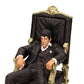 SD TOYS Scarface Tony Montana Throne Figure, 7" Multicolor PVC Model SDTUNI27515