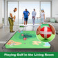 Sjehome Golf Chipping Game, 70''X70'' Play Outdoor Sticky Golf For Adults, Indoor Golf Practice For Family Yard Game (Chipping G