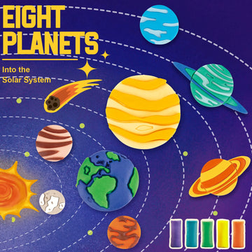 Color Dough Sets For Kids Ages 2-4, Planets Theme Color Dough Tool Set For Kids Ages 4-8, Color Dough Accessories Toys For Ages