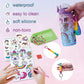 Toys For 4-6-8-10-12 Year Old Girls Kids, Decorate Your Own Water Bottle Kits For Girls, Unicorn Gem Diamond Painting Arts And Crafts Birthday Gifts For 3-10 Year Old Girls (Unicorn 600Ml)