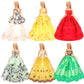 Barwa 5 Pcs Handmade Doll Clothes Wedding Gowns Party Dresses For 11.5 Inch Dolls