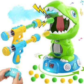 Eaglestone Remote Control Movable Shooting Dinosaur Toys For Kids 3-5,5-7,Electronic Dino Shooting Game With Spay & Auto Scoring, Light & Sounds,Party Favors,Toys For 3,4,5 6,7 8 Year Old Boys& Girls
