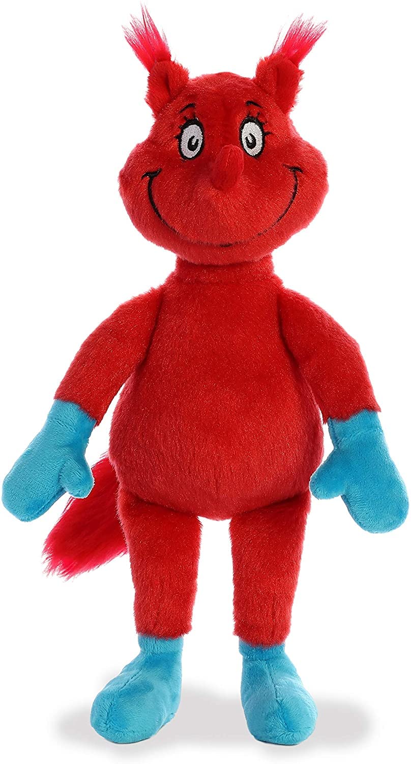 Aurora Dr. Seuss Plush Set Of 4: 12' Sam I Am, 12' Yertle The Turtle, 12' Sneetch, 12' Fox In Socks With Myriads Drawstring Bag