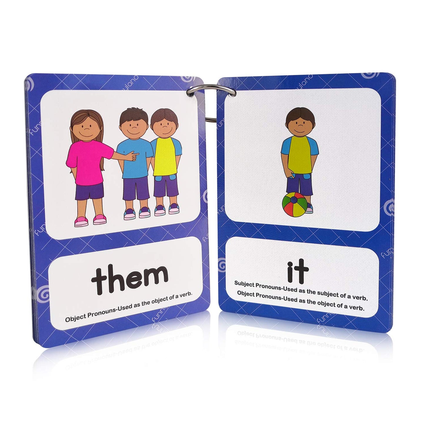 Richardy Personal Pronouns Flashcards Pocket Card Grammar Learning Building Vocabulary Homeschool Kindergarten Supplies