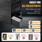 Wiessoc 12,000+ Trading Card Storage Box,Includes 12 Cardboard Card Storage Box & 60 Dividers & 12 Foam Supporters & Labels,Trad