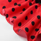 Relibeauty Girls Flamenco Costume Spanish Dancer Skirt Kids Halloween Fancy Dress With Red Flower, 4T-4/110