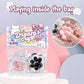 Anboor Cat Paw Squishies Squeeze Toys, Soft Stress Relief Sensory Toys Novelty Fidget Toy For Adults Teenage Party Favors (Black,White)