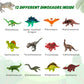 Toyk Dig Up Dinosaur Fossil Eggs - 12 Unique Eggs, Blue, Medium Size, Model 6788, STEM Archaeology Toy for Kids Ages 3-12