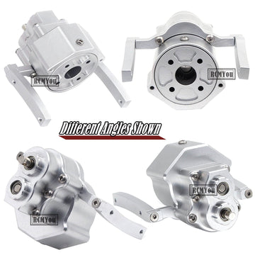 RCMYou Upgrades Part for 1/10 Axial SCX10 & SCX10 II 90046 313mm 12.3 Inch Wheelbase Chassis Frame,Metal Prefixal Gearbox & Driv