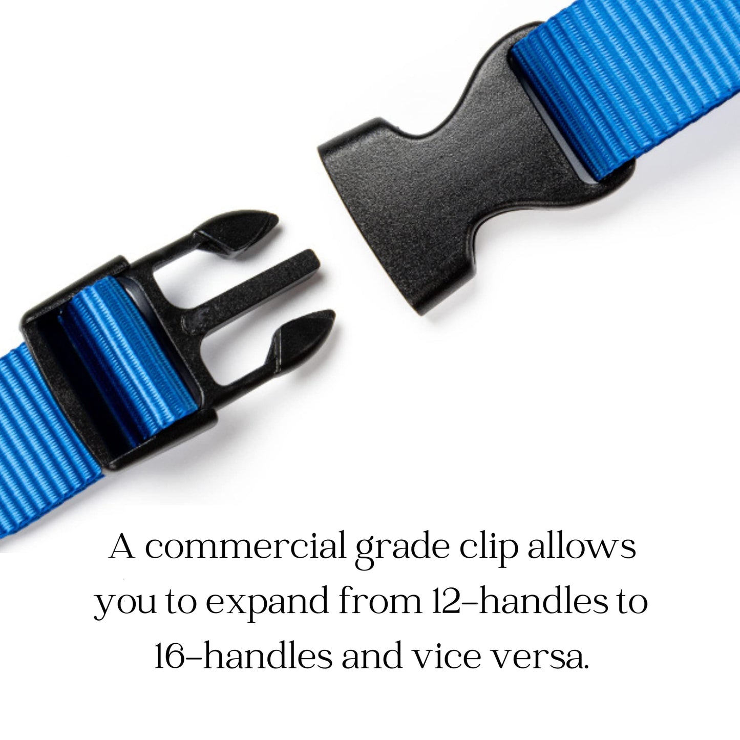 The Learning Classroom Walking Rope - Blue Nylon 2-Pack (12+4 Child)