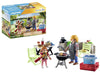 Playmobil Family Fun 71427 Shared Barbecue, Camping, Fun And Enjoyment Outdoors With The Family, With Grill, Cooking Apron And Great Accessories, Toy For Children From 4 Years