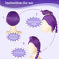 SFYANGXI Long Purple Cosplay Wig with Braid Ponytails - Halloween Cosplay Wigs for Women Costume Party