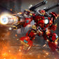 High Godo Mech Robot Transforming Building Blocks Set For Adults,City Warrior Justice Hero Soldier Mech Model Building Kit, Cool Creative Robots Toys Gift For Teens Boys, 588 Pieces