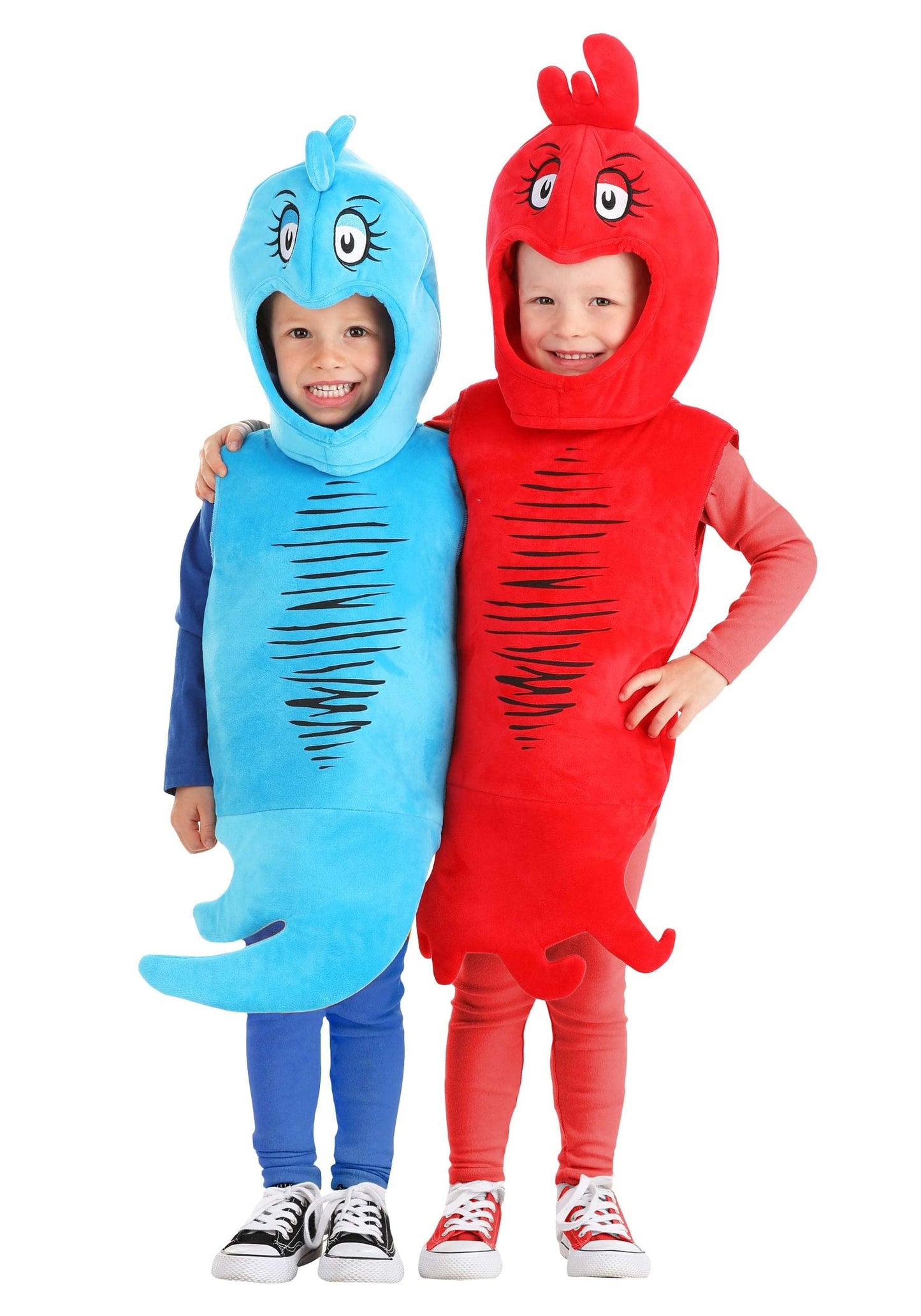 Elope Dr. Seuss One Fish Two Fish Red Fish Blue Fish Costume X-Small