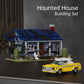 AOXEKBOLO Evil House Building Set, 639 Pcs Haunted House Toy Model, 13" x 8" x 10", Plastic, Multi-Color, Compatible with Lego