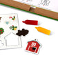 Melissa & Doug Reusable Drawing & Magnet Kit – Farm, 38 Magnets, 5 Dry-Erase Markers, 11.9 x 9.5 x 1.25 inches