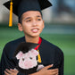 Dollibu Graduation Dress Up Set For Teddy Bear Plush Toy - Graduation Outfit For Stuffed Animals, Cute Set Of Gown & Cap With Ye
