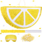 Fruit Pinata Summer Theme Pinata Includes Stick Blindfold Confetti Fruit Birthday Pinata Summer Fruit Pinata Fruit Theme Party Supplies For Birthday Party Carnival Summer Beach Decor (Lemon)