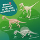 Drama Planet Air Dry Clay Dinosaur Craft Kit For Kids, Build And Design Your Own Dinosaurs With Modeling Clay, 3 Dinosaur Fossil