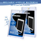 50 Pcs 130 Pt Acrylic Magnetic Card Holders One Touch Card Holder Clear Card Protectors Hard Plastic Magnetic Card Case for Sports Baseball Trading Card Storing Displaying(2.5 x 3.54 Inch)