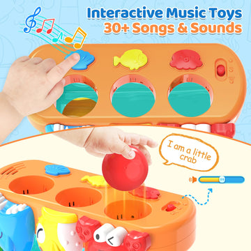 Yegeer Toys For 1 2 3 Years Old Boys Girls, Musical Toys For 6-12-18-24 Months, Interactive Toddler Toys, Montessori Toys, Chris