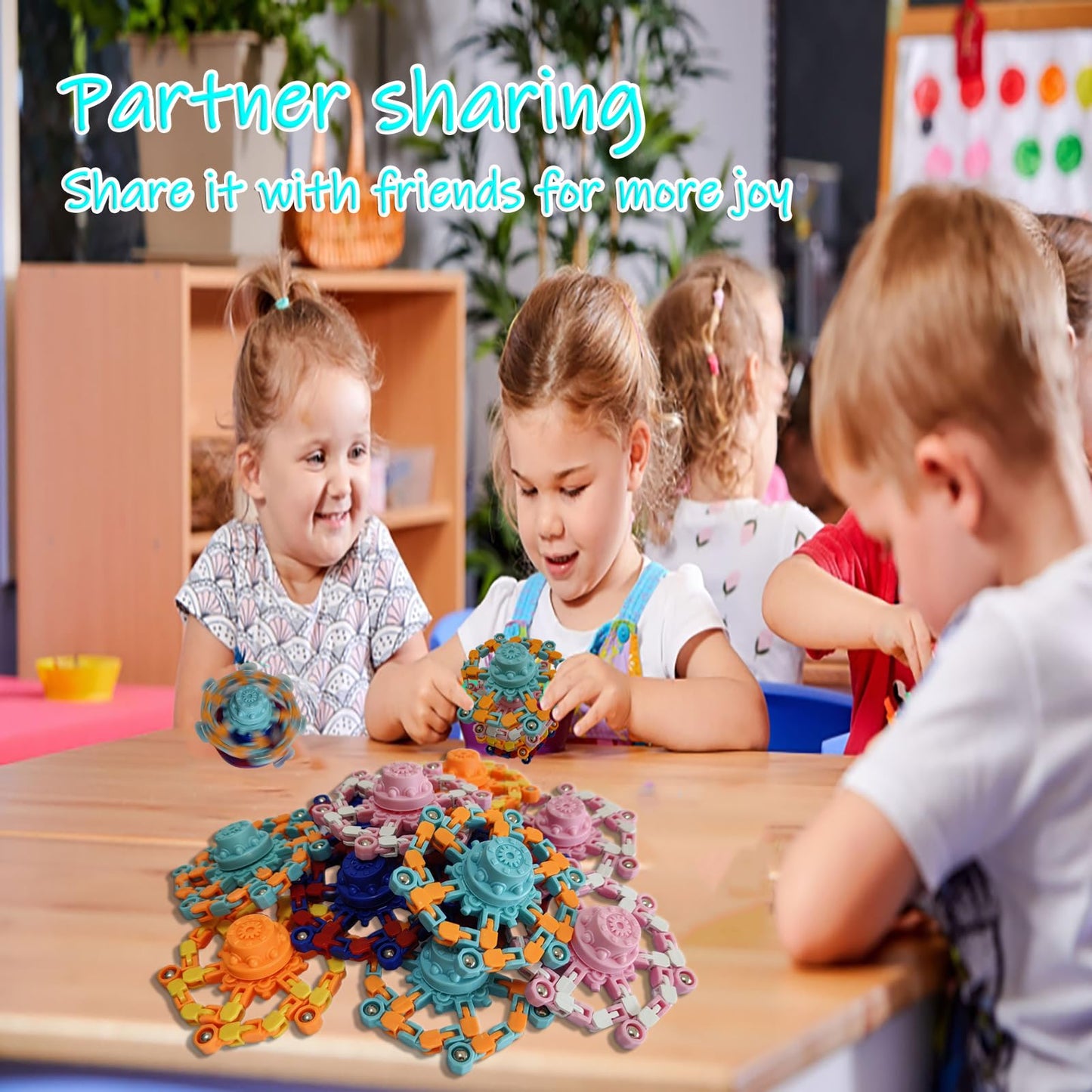 20 Pcs Fidget Spinner Toys Party Favors Goodie Bag Stuffers Funny Valentines Gifts For Kids Adults,Transformable Robot Fingertip Stress Relief Gyro Sensory Toys,Treasure Box Toys Prizes Supplies