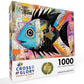 Cross & Glory 1000 Piece Jigsaw Puzzle - Angelfish Abstract, Large Size, Durable 1.8mm Cardboard, Challenging Brain Teaser