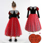 Nspstt Royal Red Queen Costume For Girl Halloween Dress Queen Of Hearts Costume