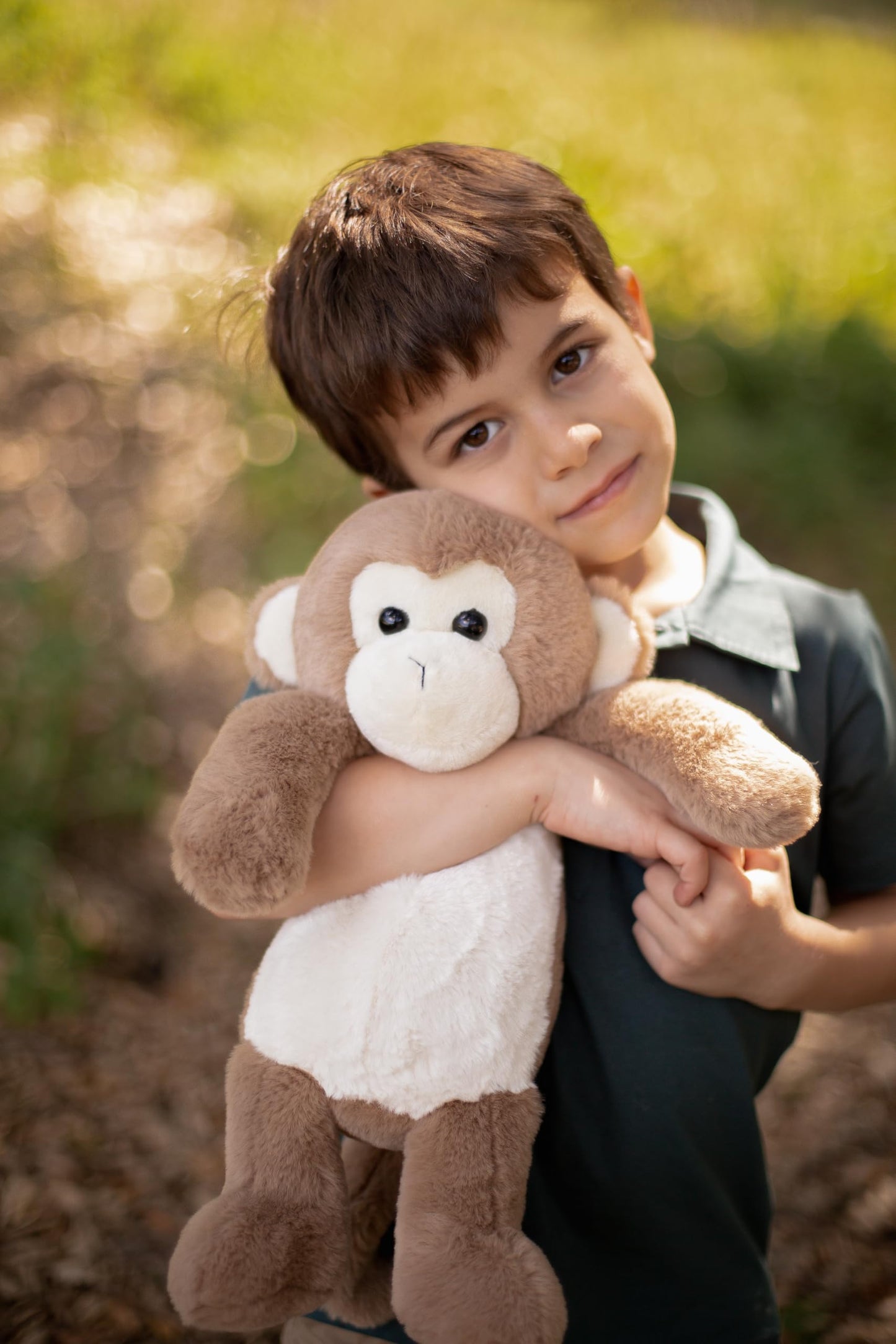 Worlds Softest Plush MoMo Monkey, Lushee, Large, 16 Stuffed Animal for Baby, Toddler, Kids, Adults - Soft, Huggable Stuffed Mon