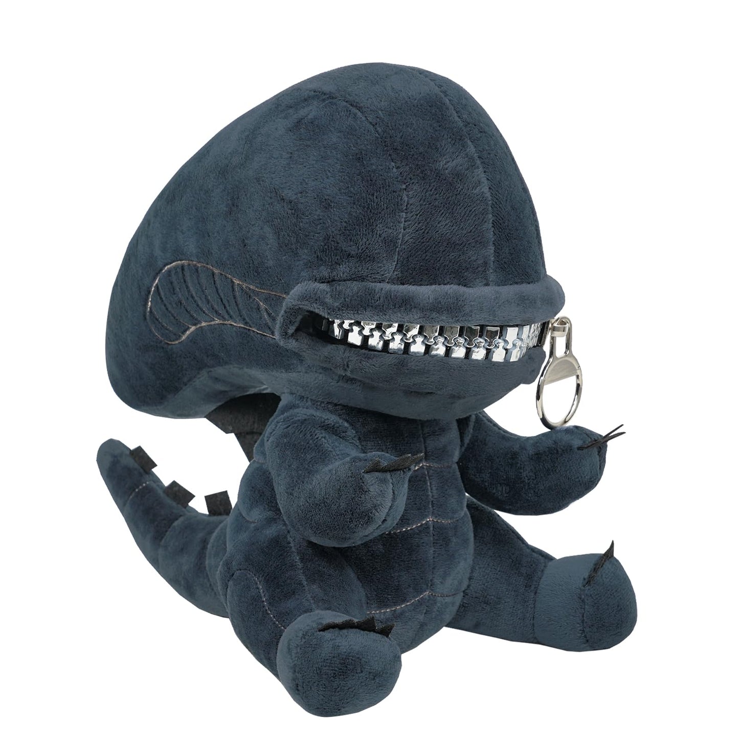 Xenomorphe Alien Stuffed Animal, Zipper Mouth Alien Stuffed Animals, Monster Collection Plush Dolls For Kids And Fans (Black)