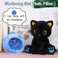 Hagusahuo Black Cat Plush 8inch Blueberry Cat Stuffed Animals for Kids Cartoon Cats Plush  Cute Kitten Stuffy Gift for Kids Girl Boys Toddler Birthday