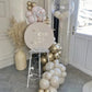 White And Gold Balloons, 12 Inch White Sand Gold Metallic Latex Balloons, Beige Gold Party Balloons For Boho Birthday Baby Showe