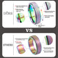 DURSI Spinner Ring for Women Mood Ring for Kids Fashion Stainless Steel Fidget Ring for Anxiety Sand Blast Finish (Chameleon 6mm