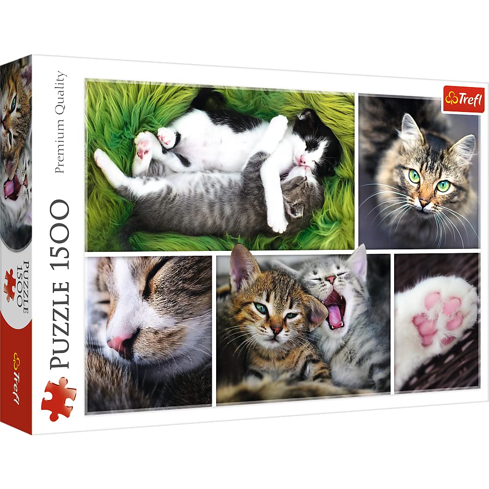 Trefl 1500 Piece Jigsaw Puzzle  Just Cat Things Collage