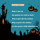 Boramdo Pin The Spider On The Web Halloween Party Game For Kids Web Poster With 24 Pieces Spider Stickers And A Blindfold For Ha