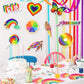 SUSIHI Rainbow Vinyl Stickers Set - 50 Pcs for Water Bottles & Laptops - Durable PVC LGBTQ Pride Design