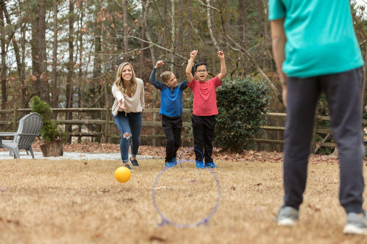The Original Hoop Roll Indoor/Outdoor Lawn Game