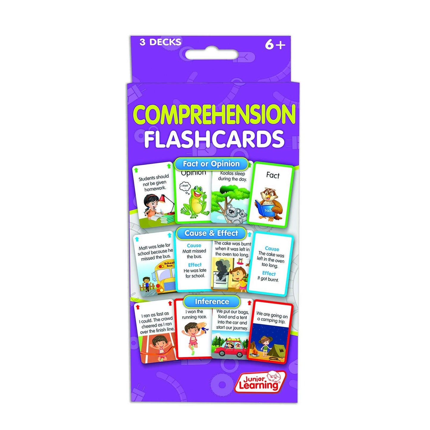 Junior Learning Jl217 Comprehension Flashcards