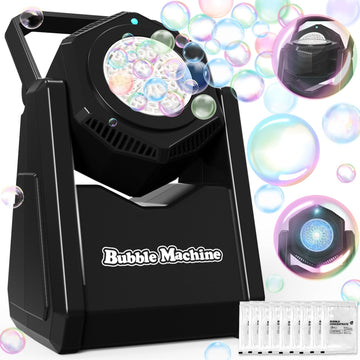 Bubble Machine, Bubble Blower For Party 90Adjustable, Durable Automatic Bubbles Toys For Kids 20000+ Bubbles Per Mins, Bubble Ma