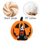 yohica Christmas Halloween Pumpkin Plush Toy,8'' Reversible Halloween Vampire Bear Cat Stuffed Animals with Vampire Cloak,Pumpki