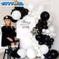 Cyttokl Black And White Balloons 12 Inch 100 Pack Black White Latex Helium Balloons For Birthday Wedding Baby Shower Party Decor