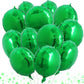 TONIFUL 30Pcs 18 Inch Round Balloons Large Green Round Shape Foil Balloons Big Green Round Helium Mylar Decorations for Birthday