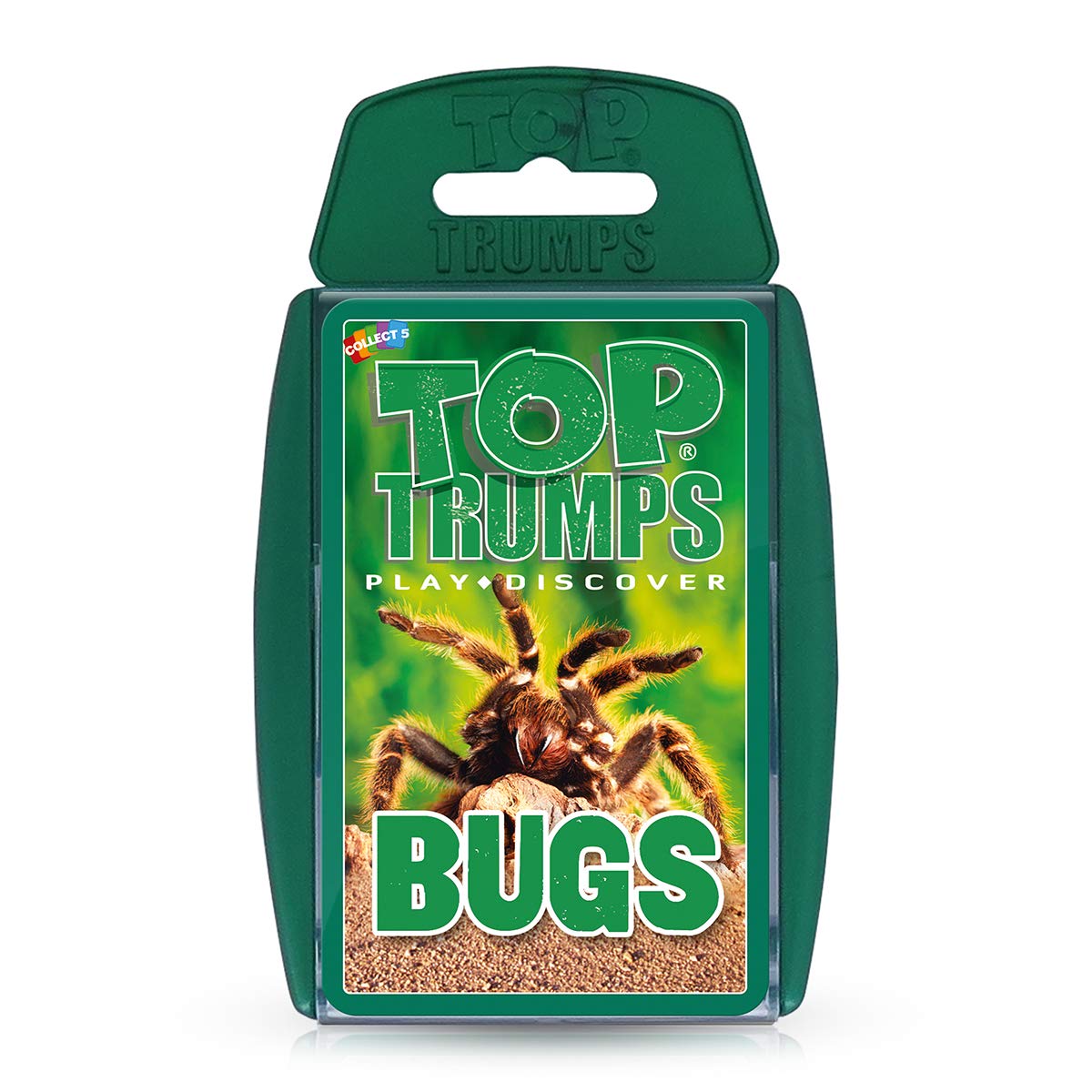 Top Trumps Bugs Classic Card Game, Learn Facts About The Black Widow, Furry Tarantula, Praying Mantis And The Ladybird In This Educational Packed Game, Gift And Toy For Boys And Girls Aged 6 Plus