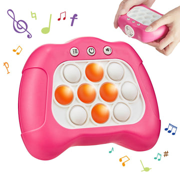 Acvens Quick Push Game For Kids 8-12,Pop Sensory Fidget Toys For Kids 6-12,Birthday Gifts For Boys And Girls (Dark Pink)