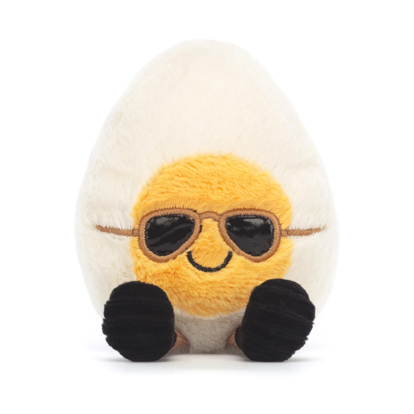 Jellycat Amuseables Boiled Egg Chic Stuffed Toy, Small 5.5 Inches | Food Plush | Fun Gift Idea