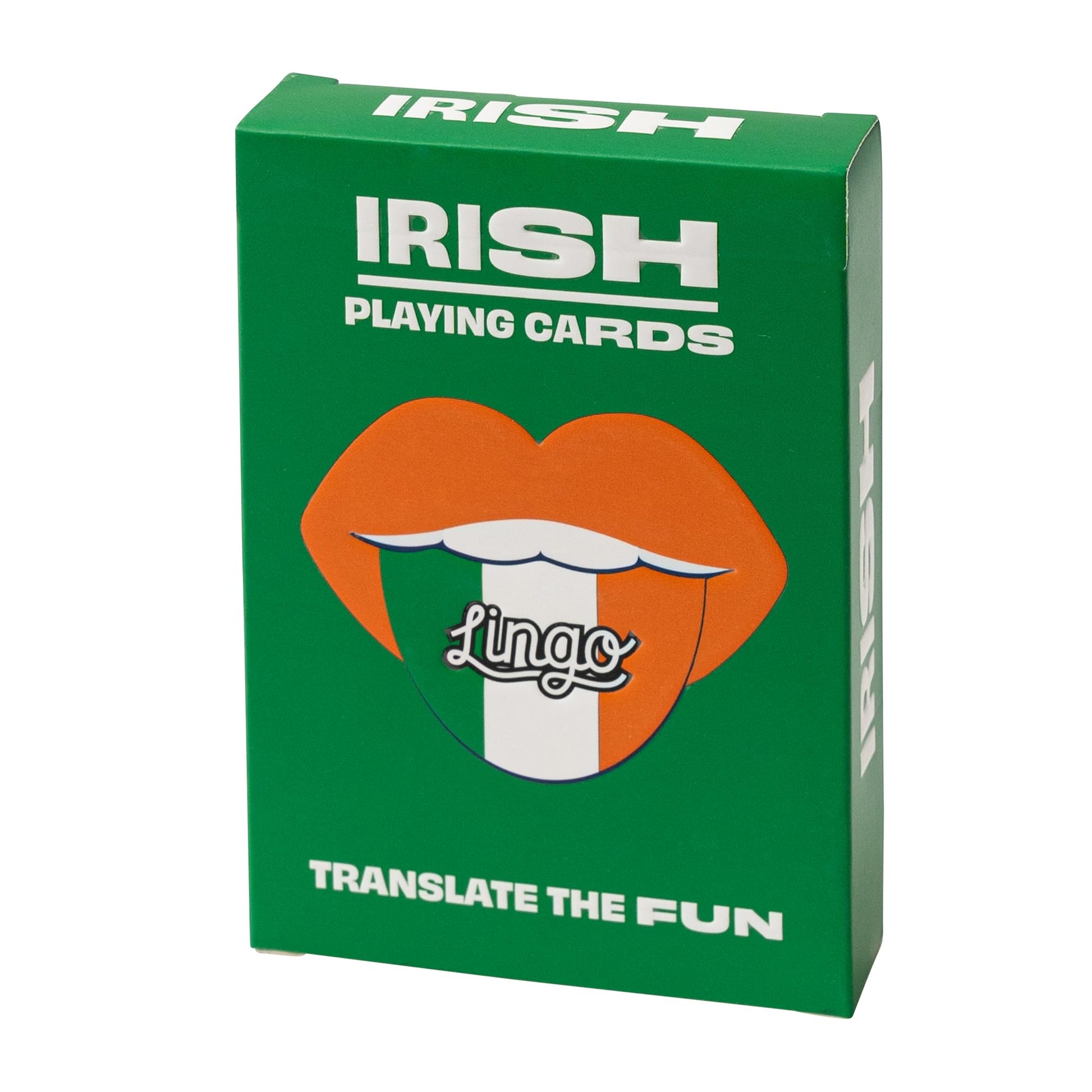 Irish Lingo Playing Cards | Travel Flashcards | Learn Irish Slang Ireland Vocabulary In A Fun & Easy Way | 52 Essential Translations