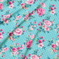 Matching Girl & Doll Dresses Floral Summer Clothes For Big Girls Kids Green